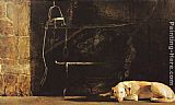 Andrew Wyeth Canvas Paintings - Ides of March